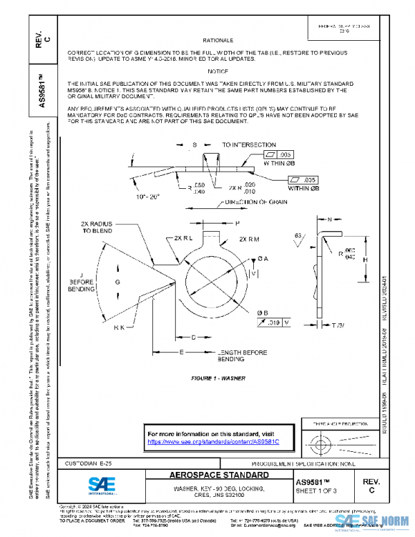 SAE AS9581C PDF SAE AS9581C PDF