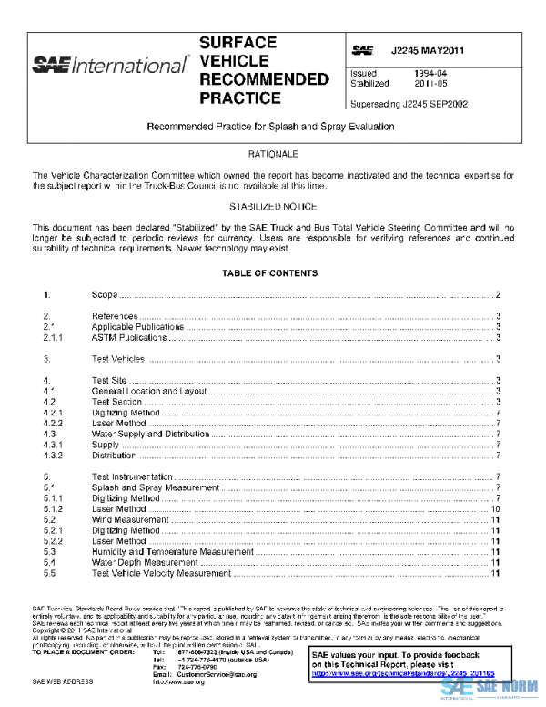 SAE J2245_201105 PDF