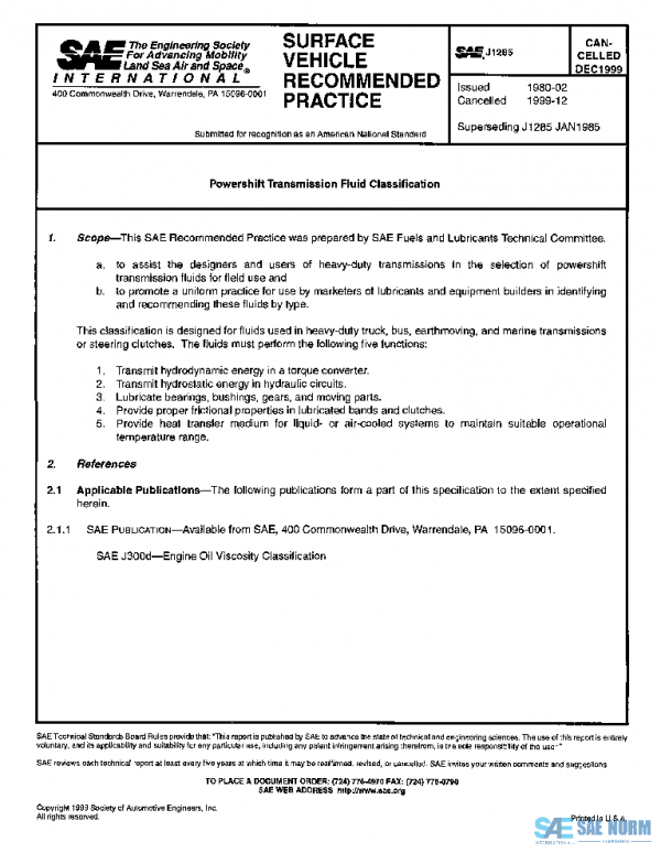 SAE J1285_199912 PDF