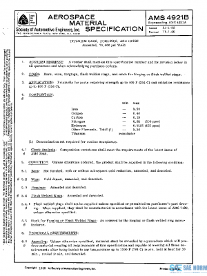 SAE AMS4921B PDF