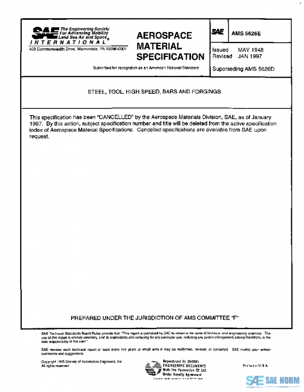 SAE AMS5626E PDF SAE AMS5626E PDF