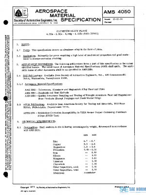 SAE AMS4050 PDF