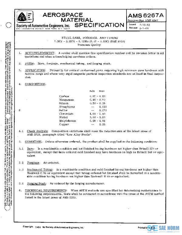 SAE AMS6267A PDF