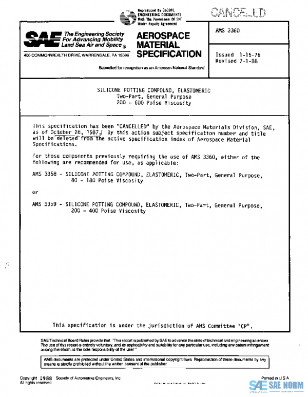 SAE AMS3360 PDF SAE AMS3360 PDF