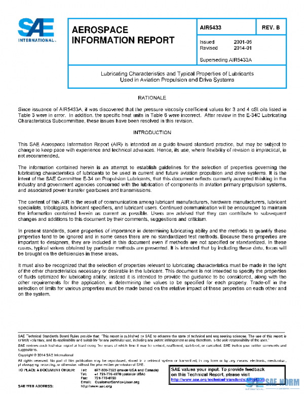 SAE AIR5433B PDF