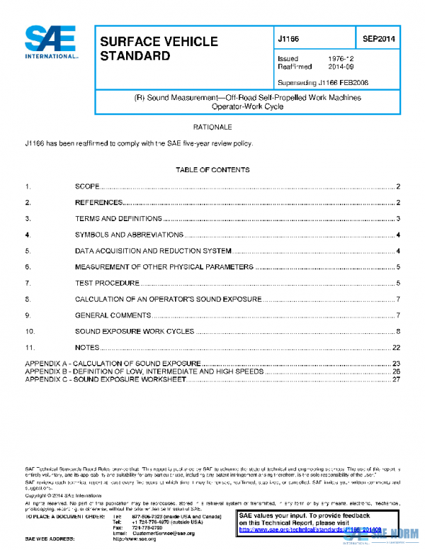 SAE J1166_201409 PDF