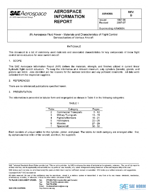 SAE AIR4066B PDF SAE AIR4066B PDF