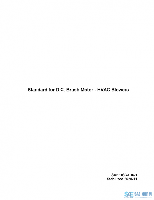 SAE USCAR6-1 PDF SAE USCAR6-1 PDF