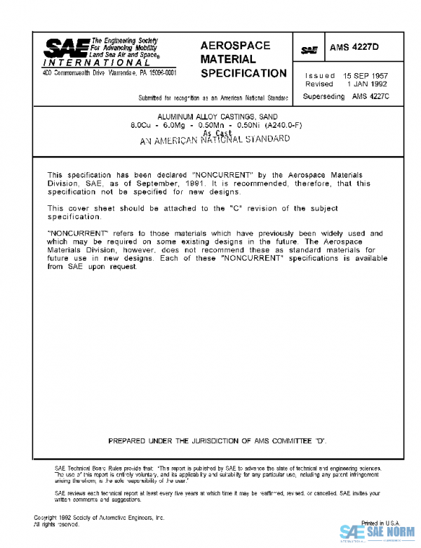 SAE AMS4227D PDF