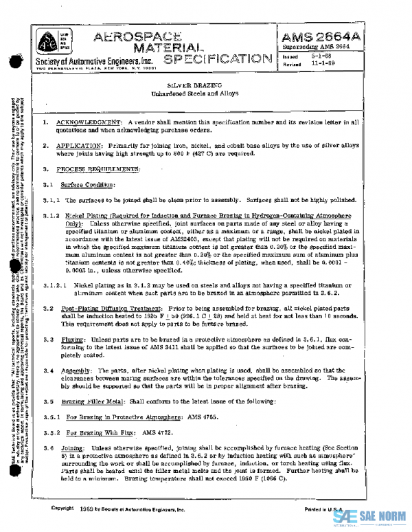 SAE AMS2664A PDF SAE AMS2664A PDF