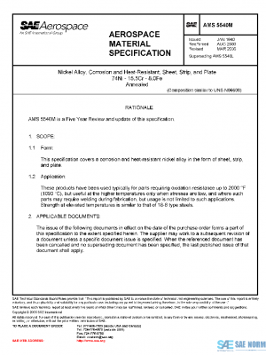 SAE AMS5540M PDF