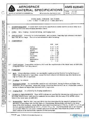 SAE AMS6264D PDF