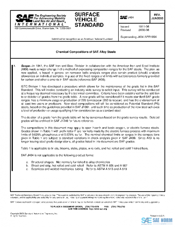 SAE J404_200006 PDF