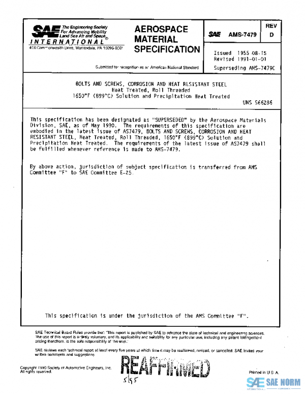 SAE AMS7479D PDF
