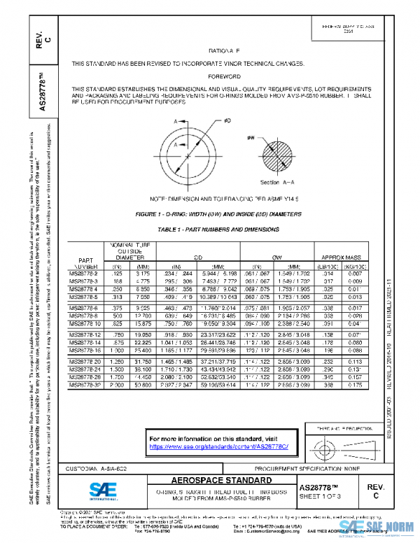 SAE AS28778C PDF SAE AS28778C PDF