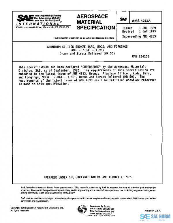SAE AMS4263A PDF