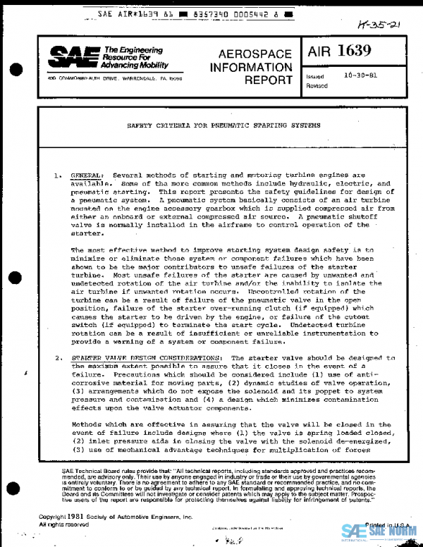 SAE AIR1639 PDF