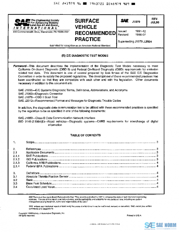 SAE J1979_199607 PDF
