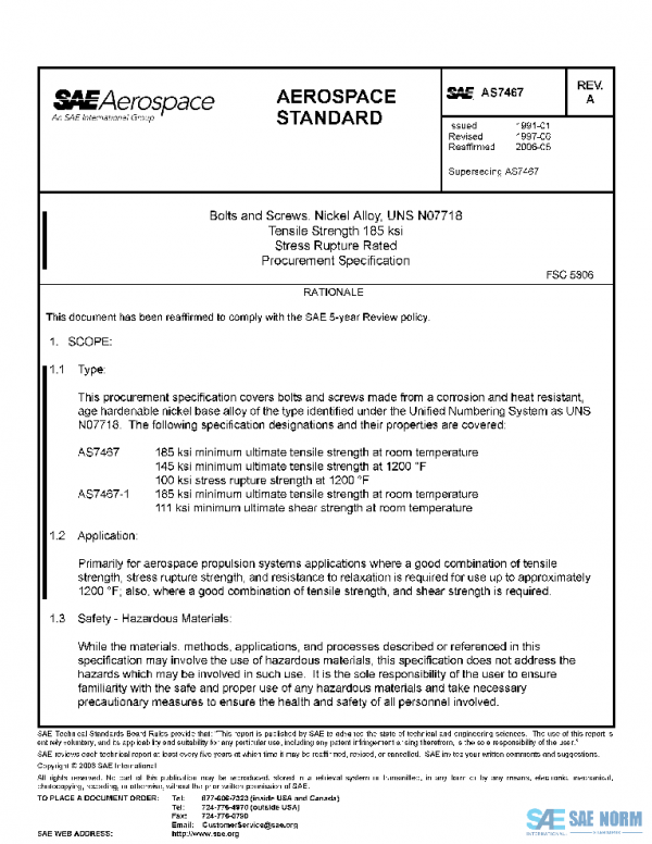 SAE AS7467A PDF