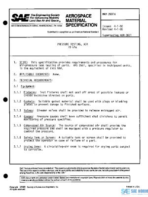 SAE MAM2601A PDF