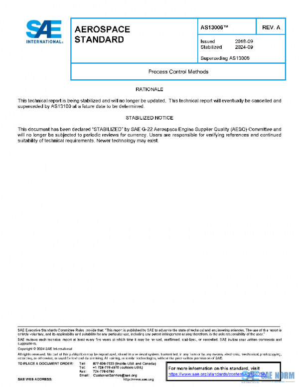 SAE AS13006A PDF