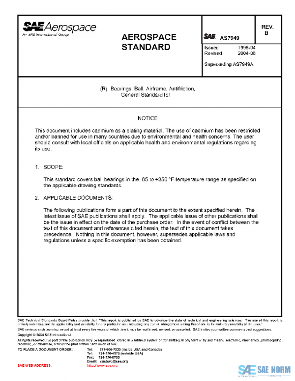 SAE AS7949B PDF SAE AS7949B PDF
