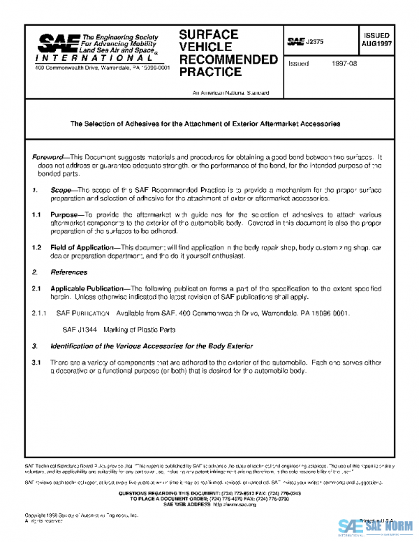 SAE J2375_199708 PDF SAE J2375_199708 PDF