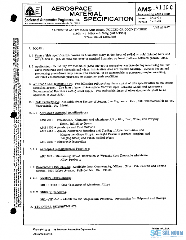 SAE AMS4110C PDF