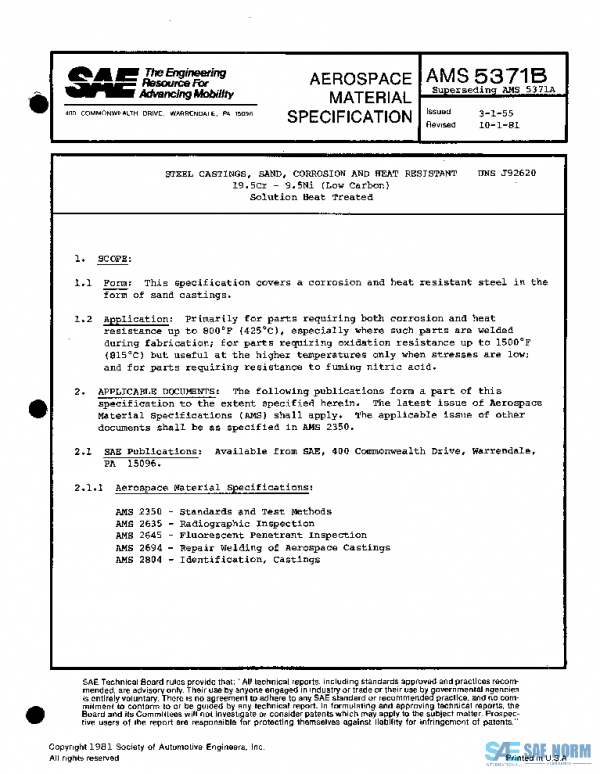 SAE AMS5371B PDF