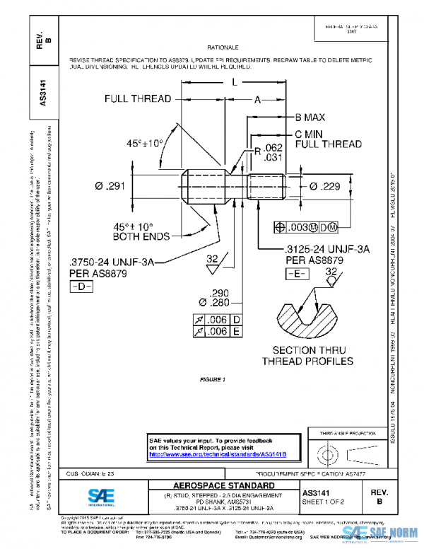 SAE AS3141B PDF