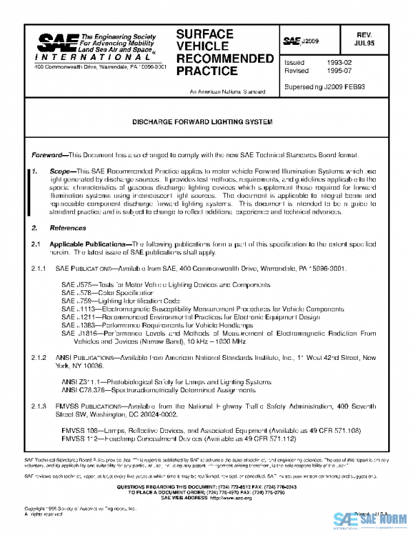 SAE J2009_199507 PDF