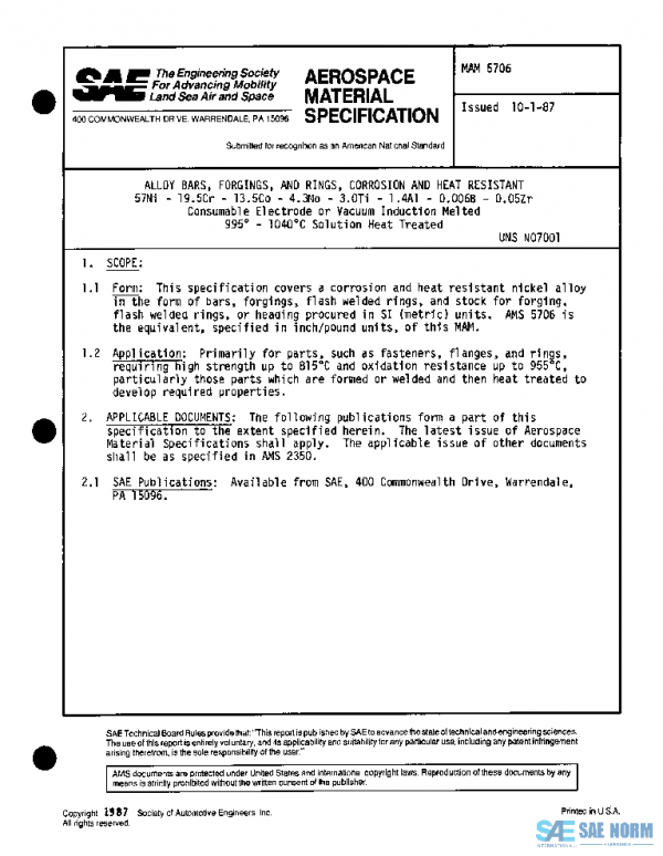 SAE MAM5706 PDF