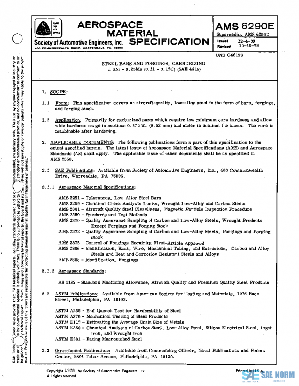 SAE AMS6290E PDF