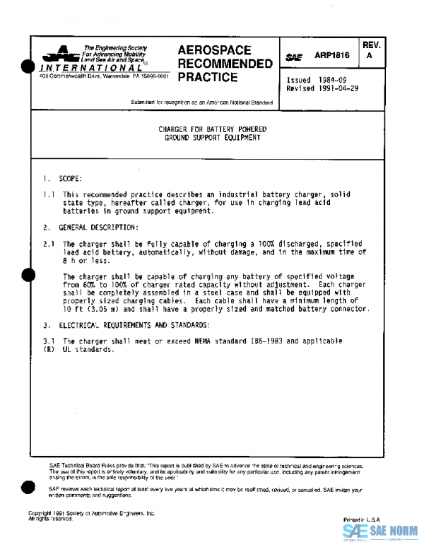 SAE ARP1816A PDF