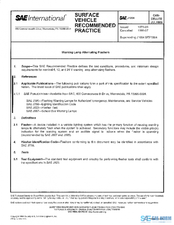 SAE J1054_199907 PDF