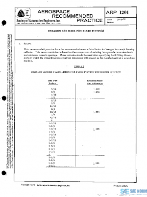 SAE ARP1201 PDF