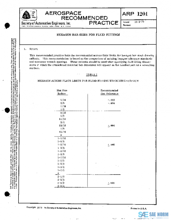 SAE ARP1201 PDF
