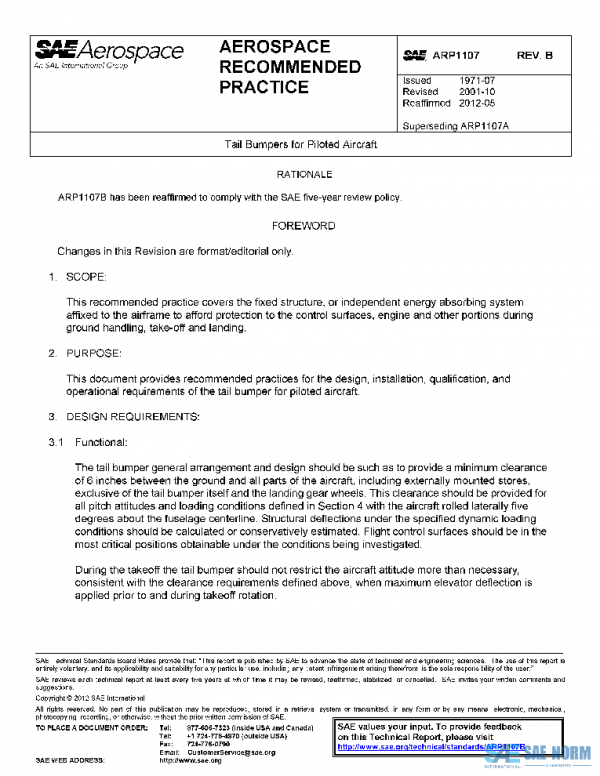 SAE ARP1107B PDF