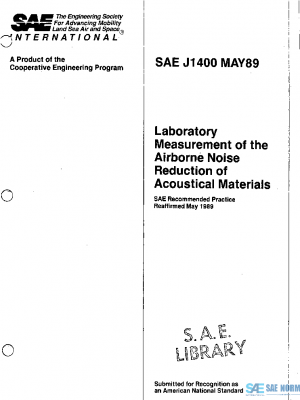 SAE J1400_198905 PDF