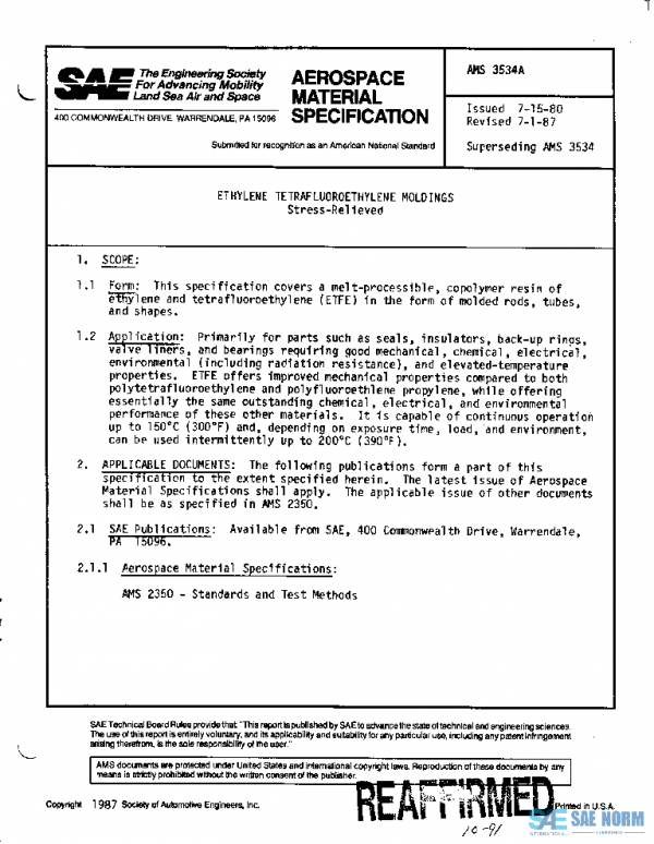 SAE AMS3534A PDF SAE AMS3534A PDF