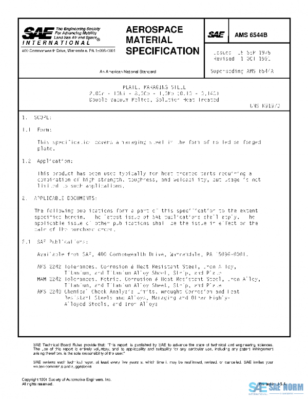 SAE AMS6544B PDF