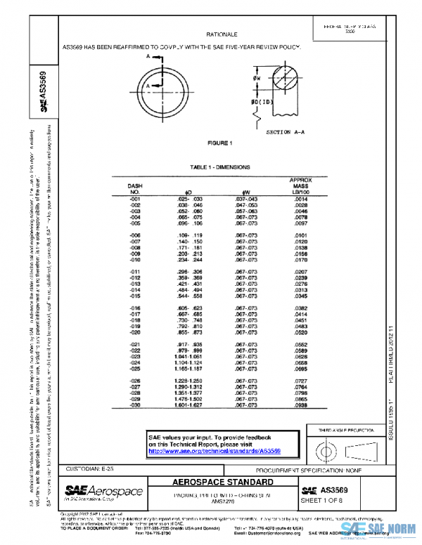 SAE AS3569 PDF SAE AS3569 PDF