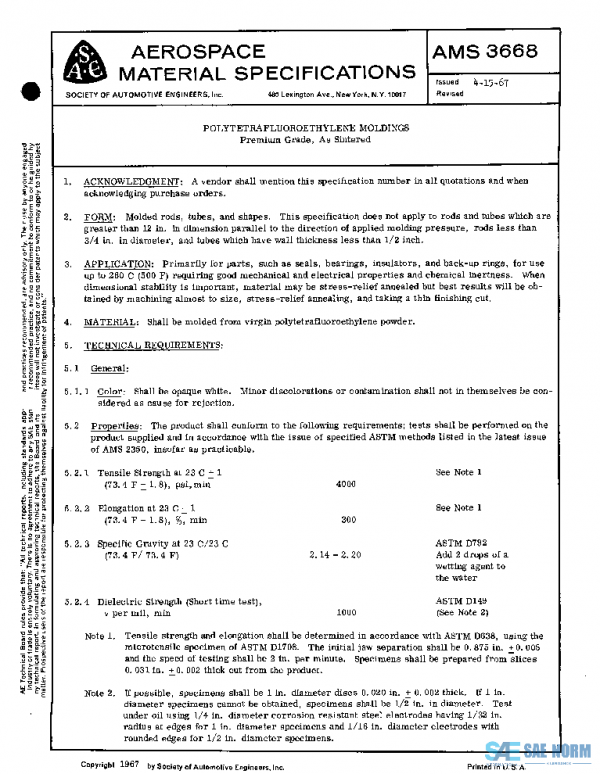 SAE AMS3668 PDF