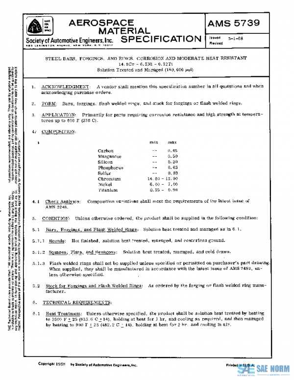 SAE AMS5739 PDF