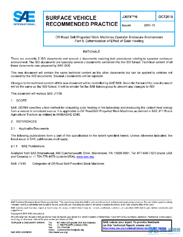 SAE J3078/6_201510 PDF