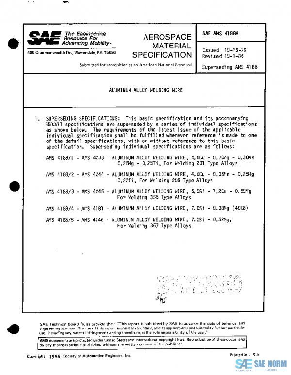 SAE AMS4188A PDF
