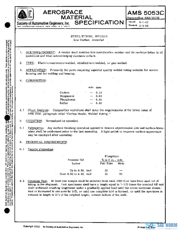 SAE AMS5053C PDF