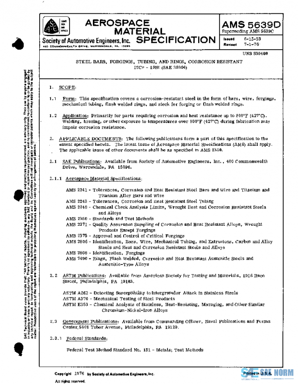 SAE AMS5639D PDF