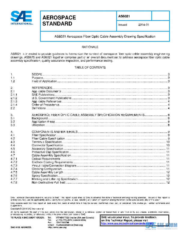 SAE AS6021 PDF SAE AS6021 PDF