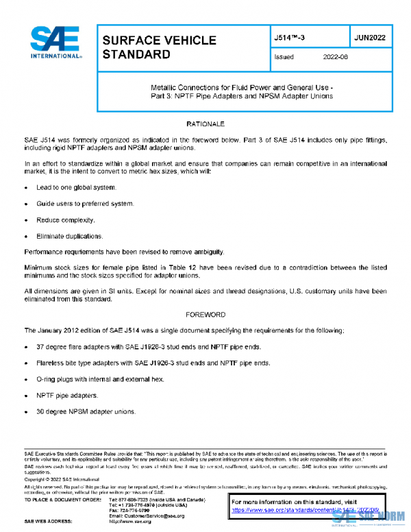 SAE J514/3_202206 PDF